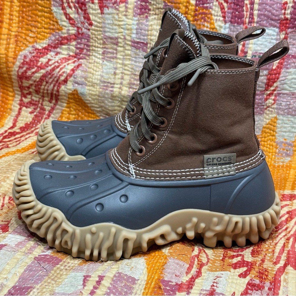 Crocs x Salehe Bembury Cypress "Taho" Duck Boots 210506-9I6 Size M 6 W8